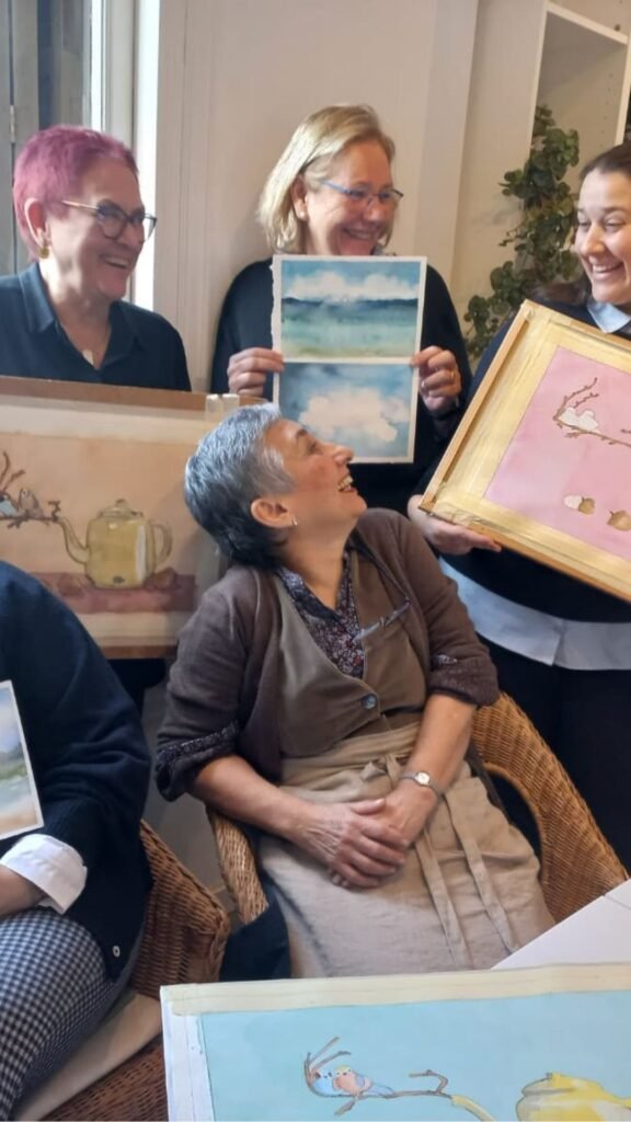 Cursos pintura arte botanico