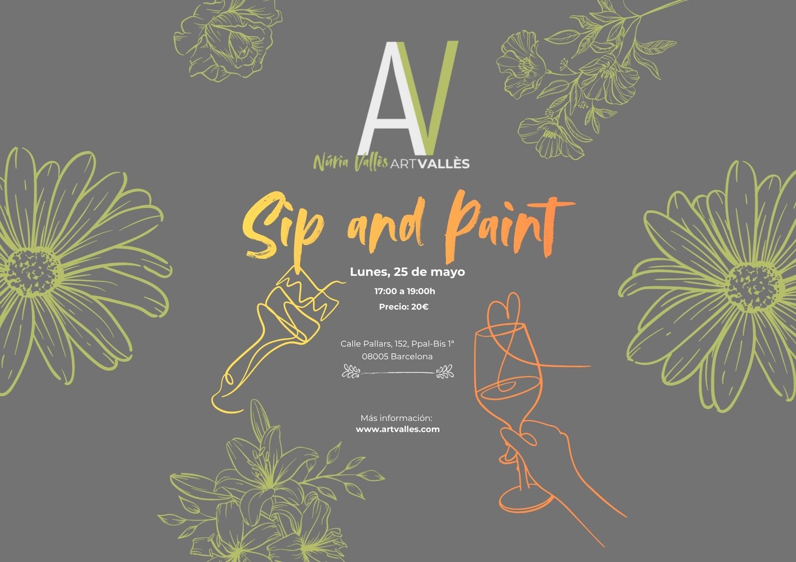 Sip and paint Barcelona